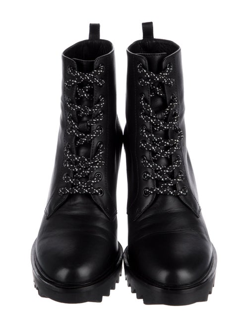 Tamara Mellon Leather Combat Boots