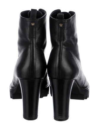 Tamara Mellon Leather Combat Boots