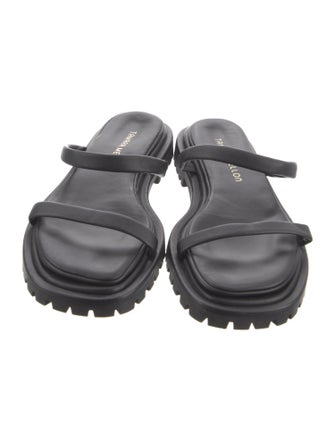 Tamara Mellon Leather Slides