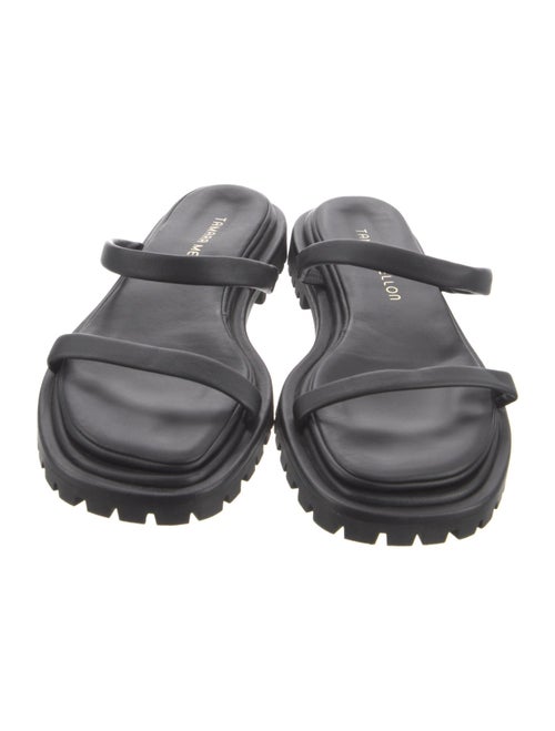 Tamara Mellon Leather Slides