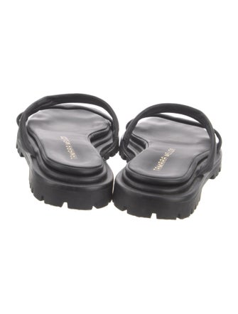 Tamara Mellon Leather Slides