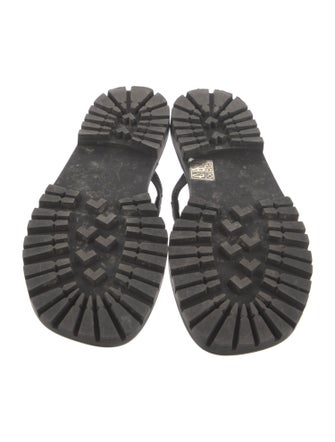 Tamara Mellon Leather Slides