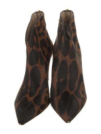 Tamara Mellon Ponyhair Animal Print Boots
