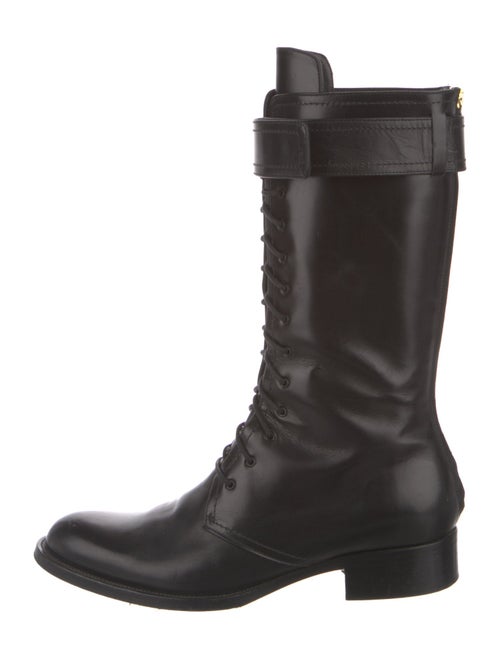 Tamara Mellon Leather Combat Boots