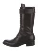 Tamara Mellon Leather Combat Boots