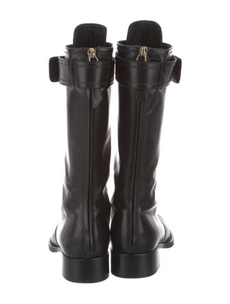 Tamara Mellon Leather Combat Boots