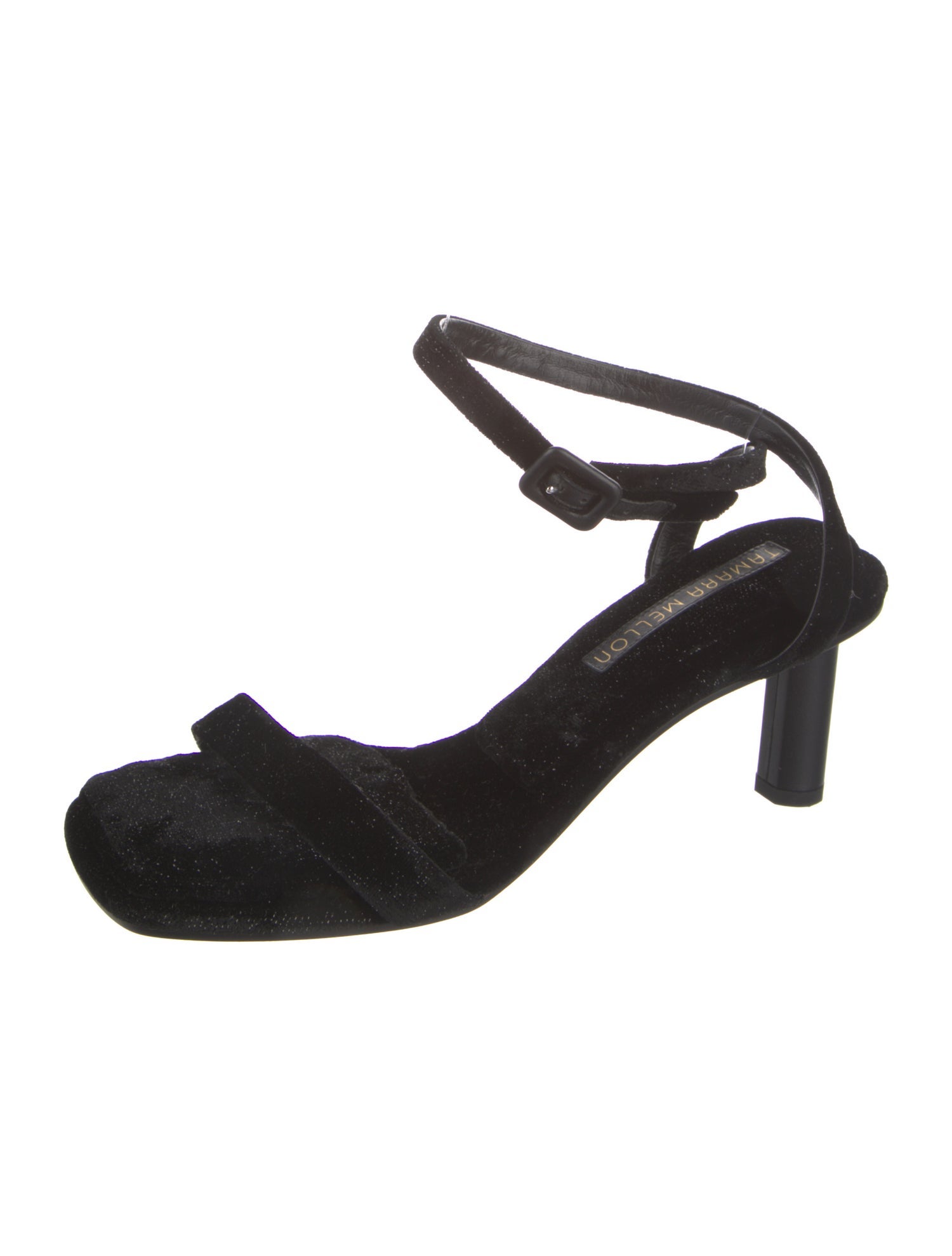 Tamara Mellon Velvet Slingback Sandals