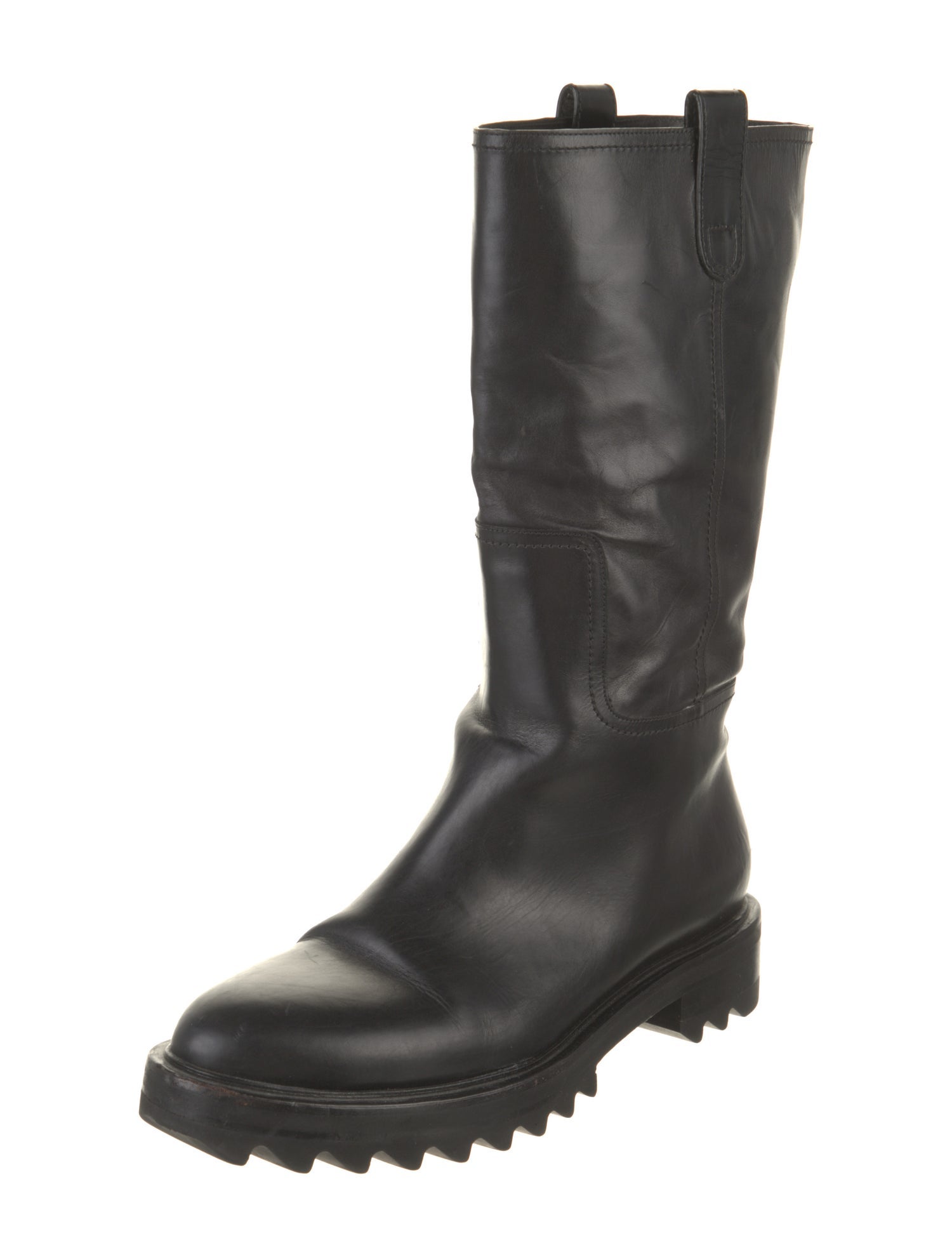 Tamara Mellon Leather Rain Boots