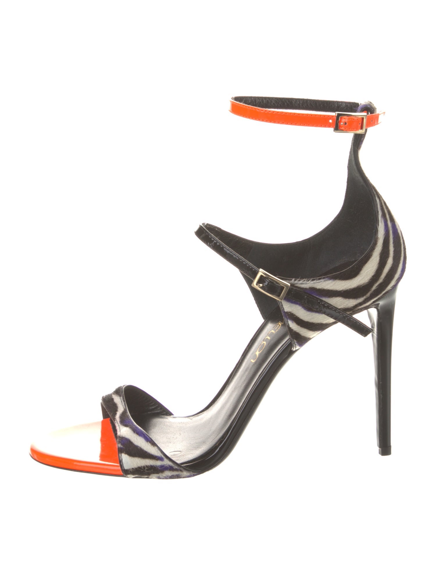 Tamara Mellon Ponyhair Printed Sandals