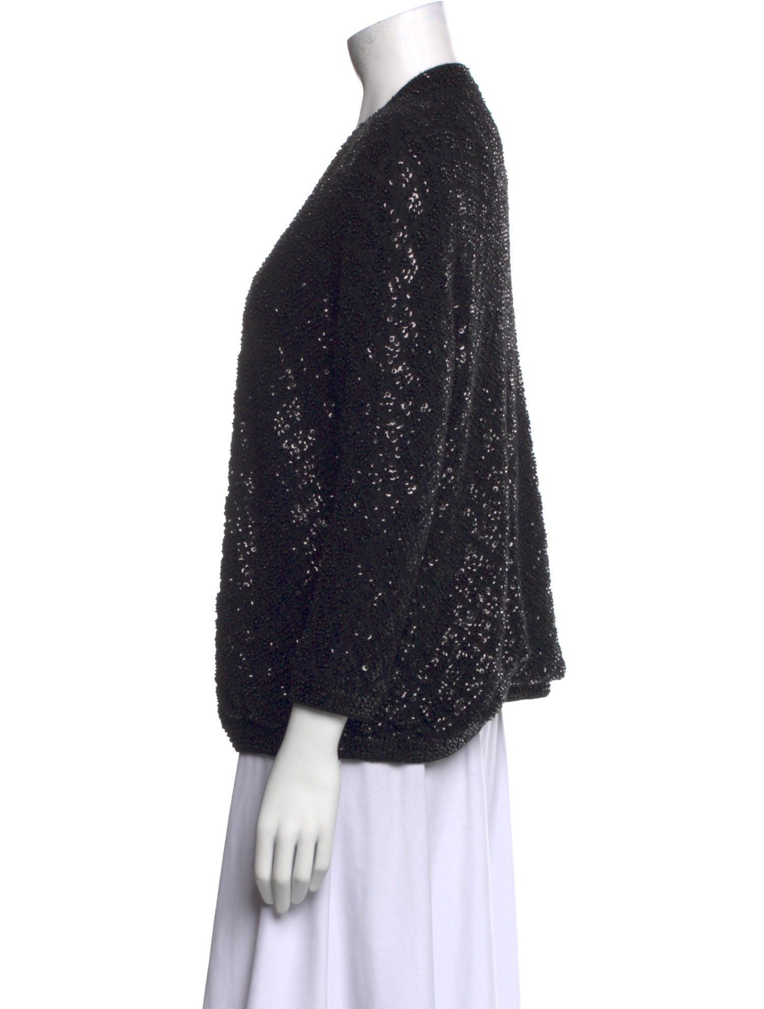 Tamara Mellon Wool Open Front Sweater