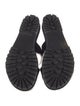 Tamara Mellon Suede Leather Trim Embellishment Slides