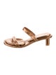 Tamara Mellon Leather Slides