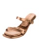 Tamara Mellon Leather Slides