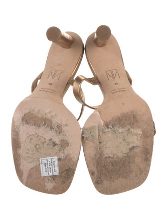 Tamara Mellon Leather Slides