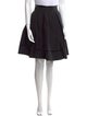 Tamara Mellon Pleated Accents Knee-Length Skirt