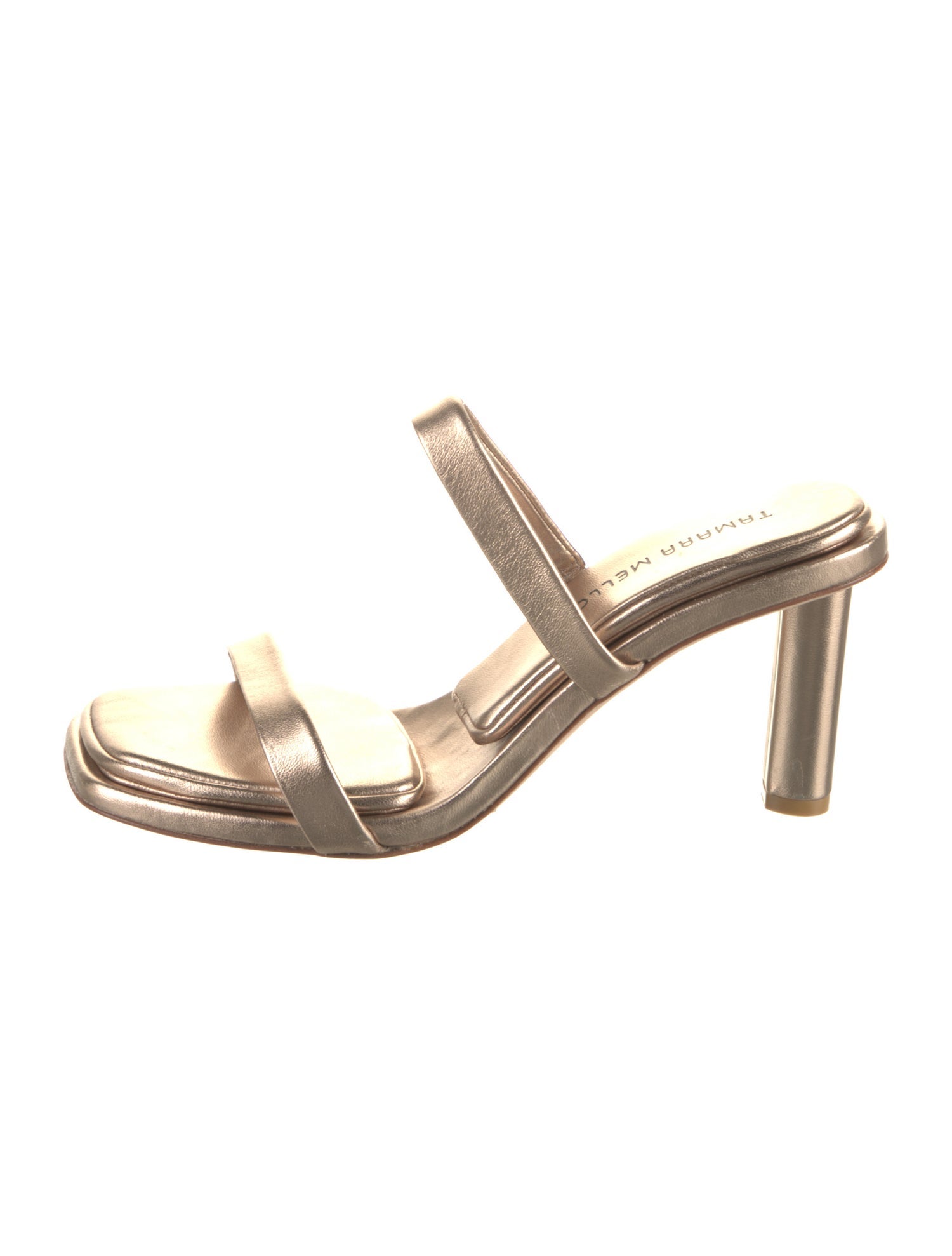 Tamara Mellon Leather Slides