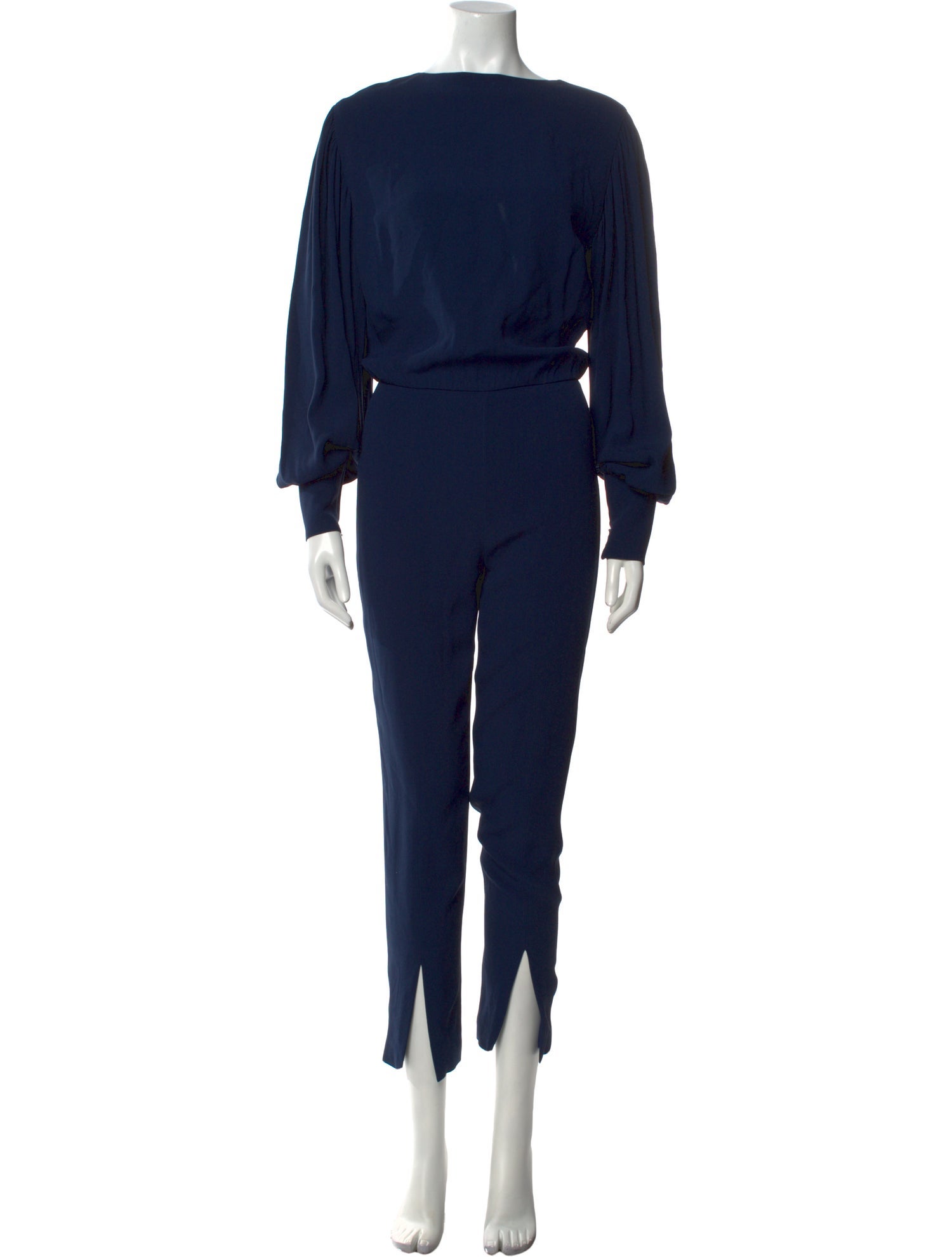 Tamara Mellon Bateau Neckline Jumpsuit