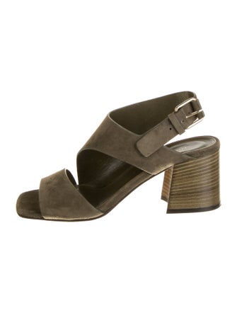 Tamara Mellon Suede Slingback Sandals