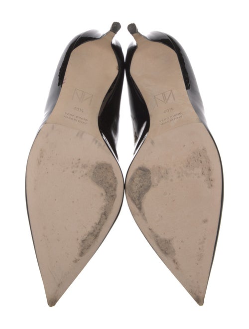 Tamara Mellon Patent Leather Chain-Link Accents Pumps