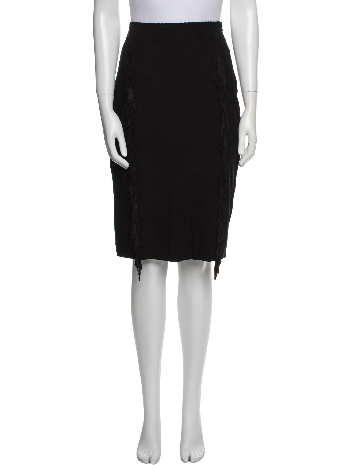 Tamara Mellon Suede Knee-Length Skirt