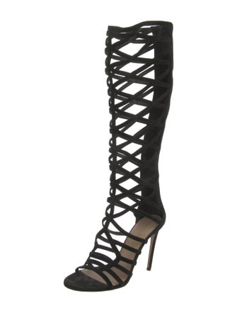 Tamara Mellon Suede Gladiator Sandals