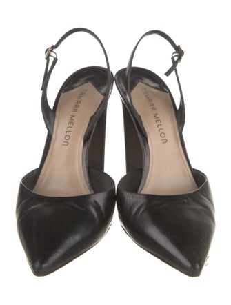 Tamara Mellon Leather Slingback Pumps