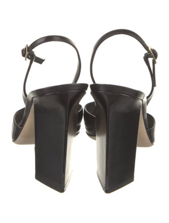 Tamara Mellon Leather Slingback Pumps