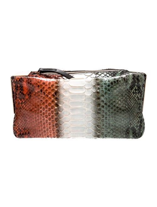 Tamara Mellon Snakeskin Clutch