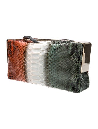 Tamara Mellon Snakeskin Clutch