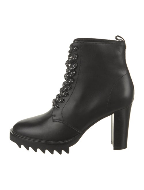 Tamara Mellon Leather Lace-Up Boots