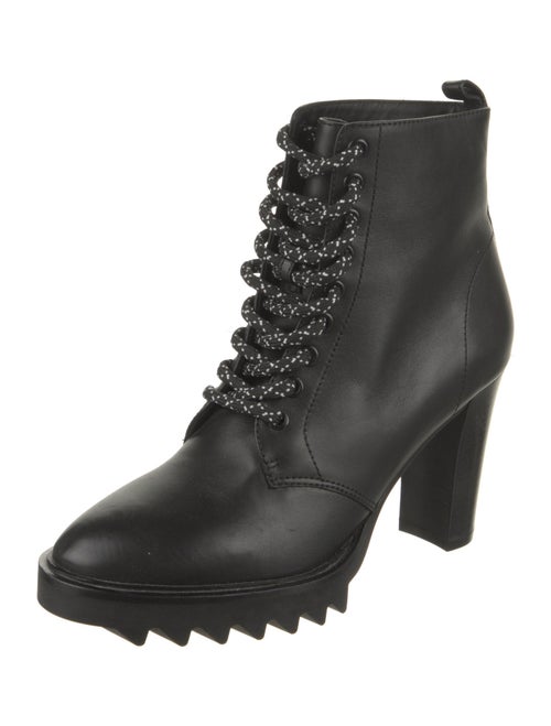 Tamara Mellon Leather Lace-Up Boots