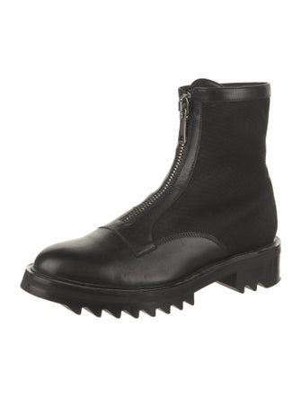 Tamara Mellon Leather Combat Boots