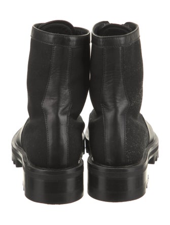 Tamara Mellon Leather Combat Boots