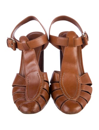 Tamara Mellon Leather T-Strap Pumps