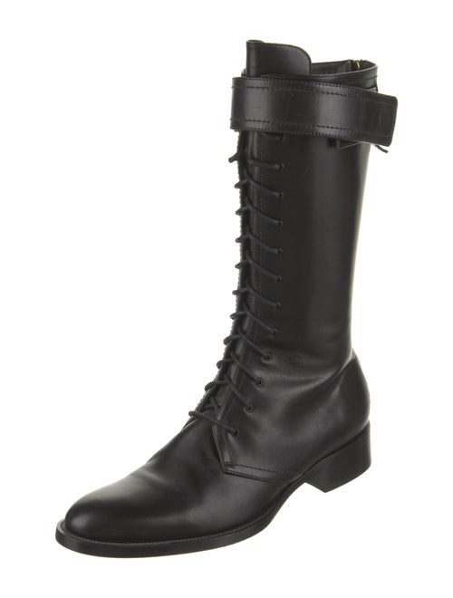 Tamara Mellon Leather Rain Boots