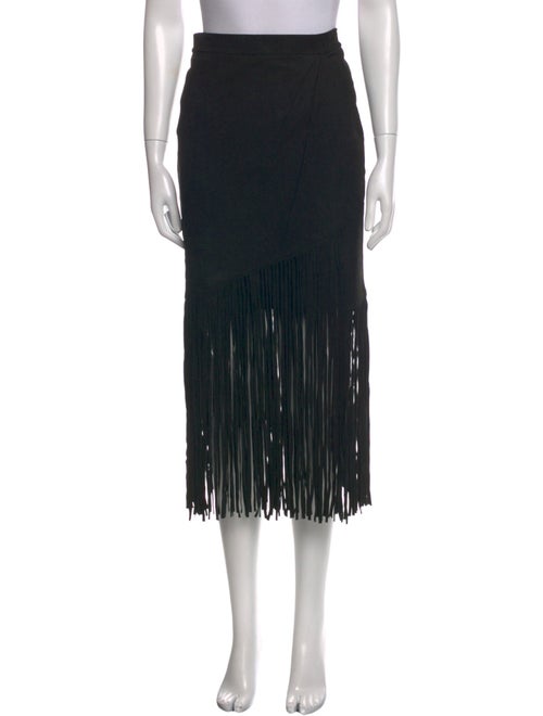 Tamara Mellon Suede Midi Length Skirt