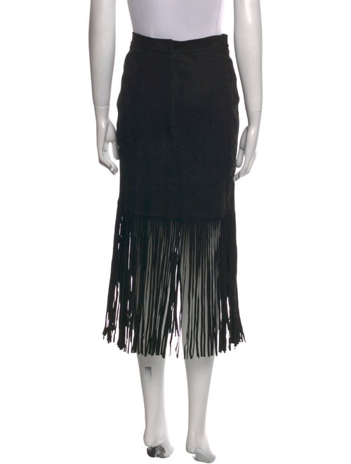 Tamara Mellon Suede Midi Length Skirt