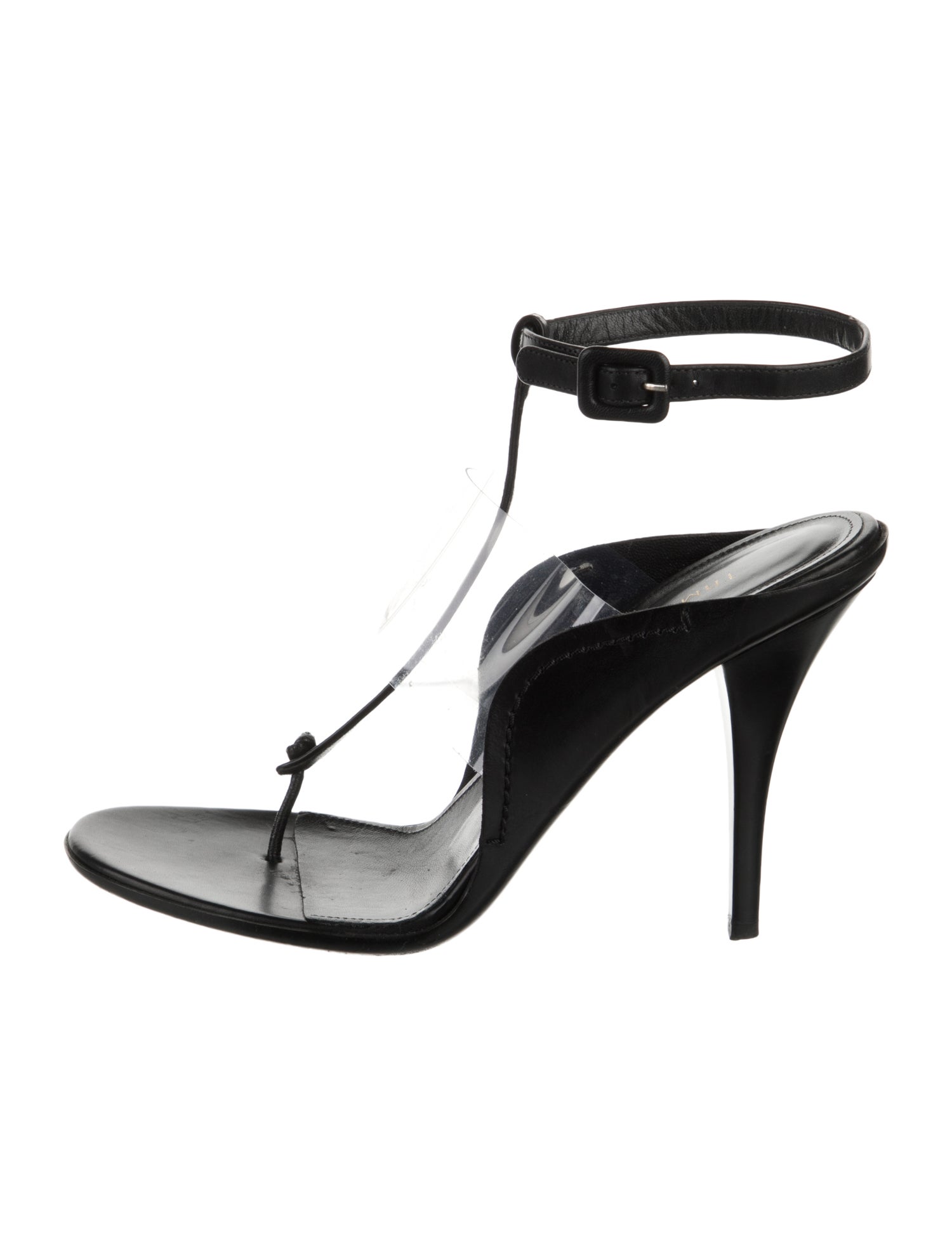 Tamara Mellon Leather T-Strap Sandals