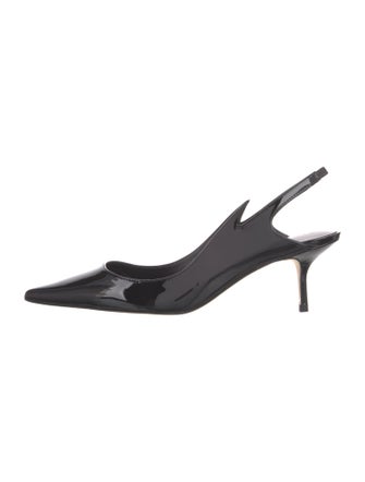 Tamara Mellon Patent Leather Slingback Pumps