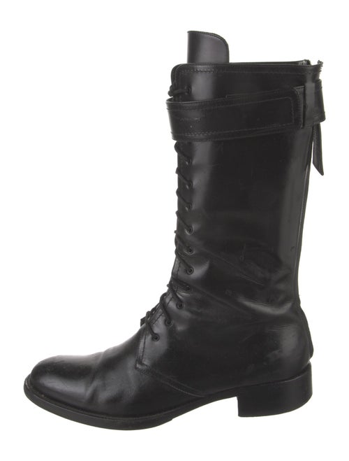 Tamara Mellon Leather Combat Boots