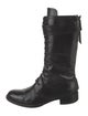 Tamara Mellon Leather Combat Boots