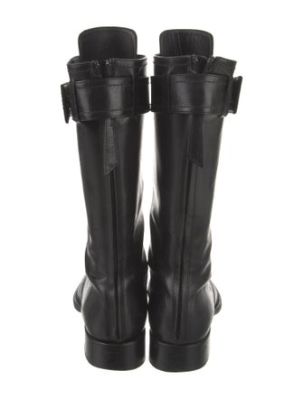 Tamara Mellon Leather Combat Boots