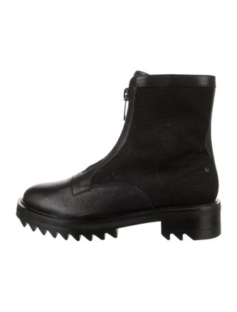 Tamara Mellon Leather Combat Boots