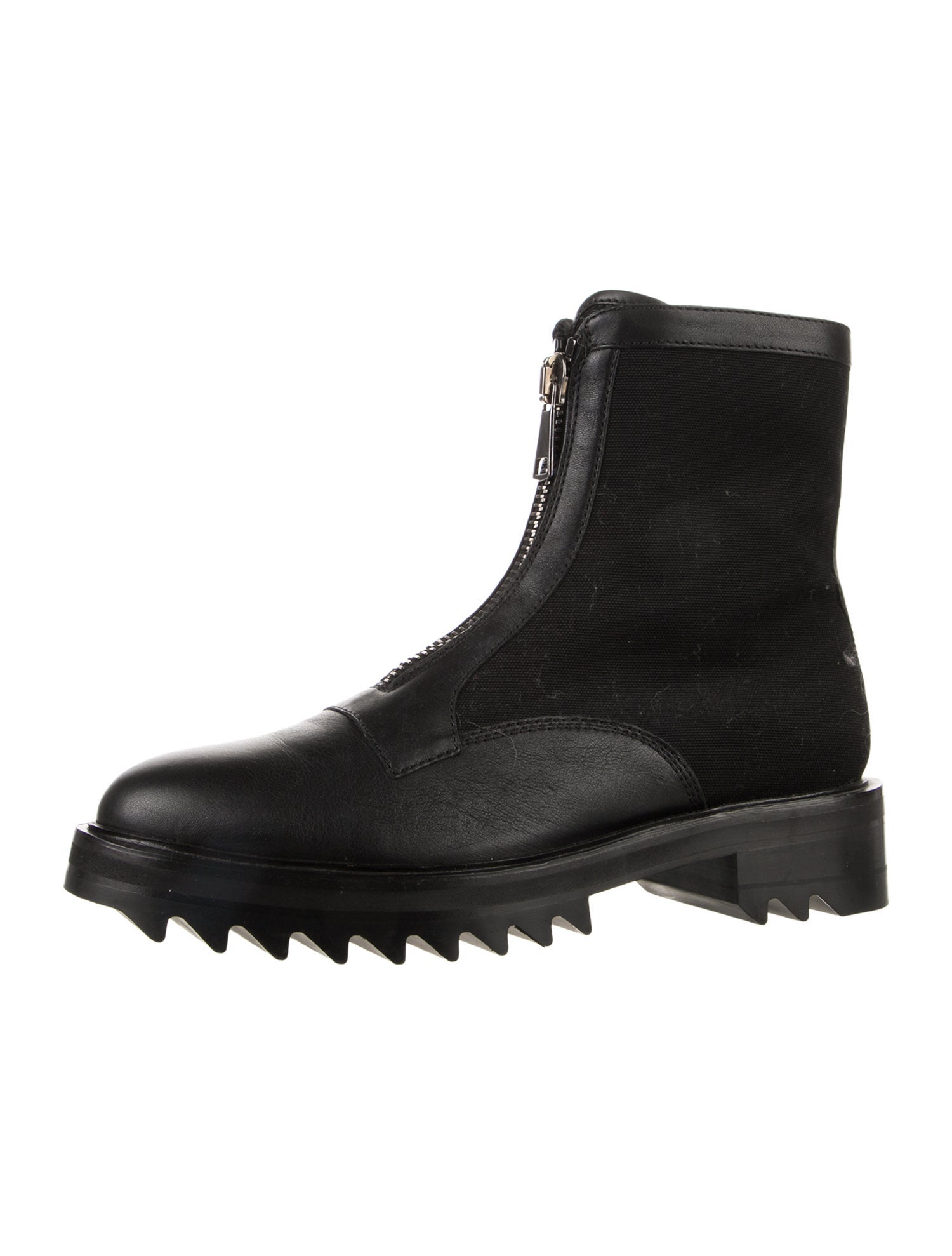 Tamara Mellon Leather Combat Boots