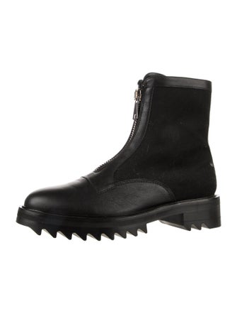 Tamara Mellon Leather Combat Boots