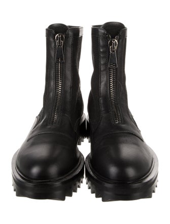 Tamara Mellon Leather Combat Boots