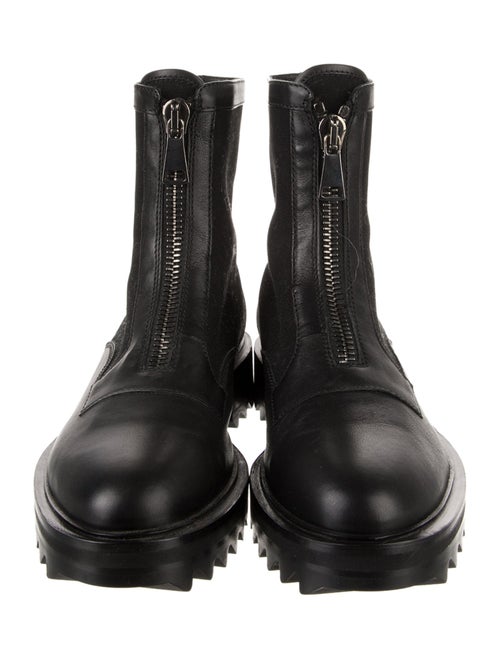 Tamara Mellon Leather Combat Boots