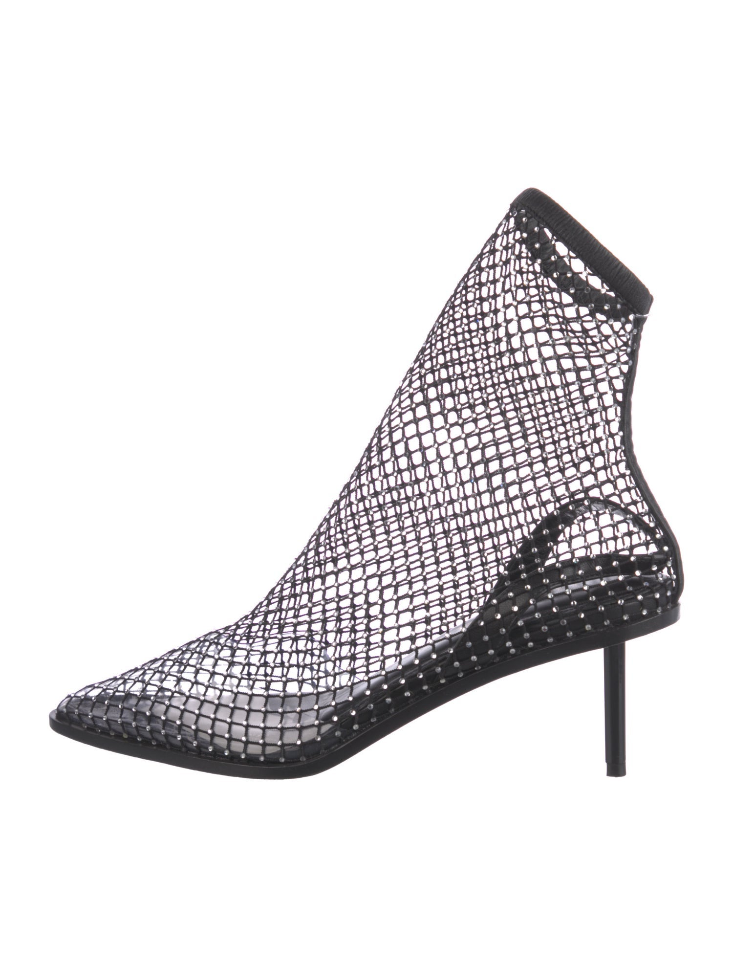 Tamara Mellon Mesh Crystal Embellishments Pumps