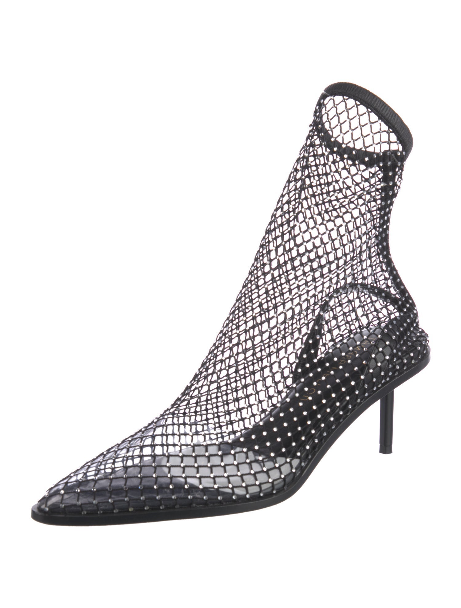Tamara Mellon Mesh Crystal Embellishments Pumps