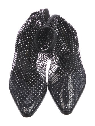 Tamara Mellon Mesh Crystal Embellishments Pumps